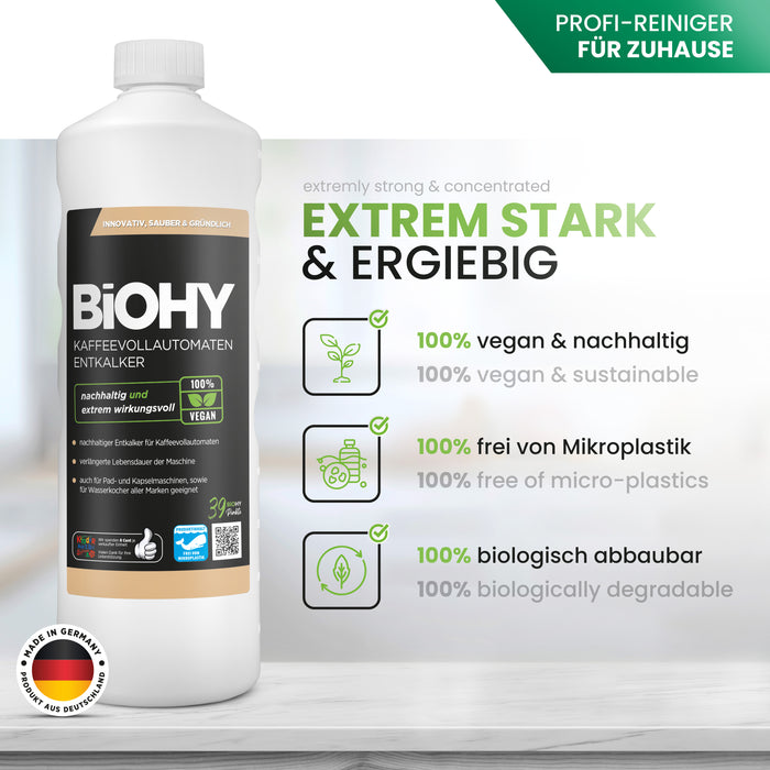 BiOHY détartrant pour machines à café, détartrant, détartrant, B2B