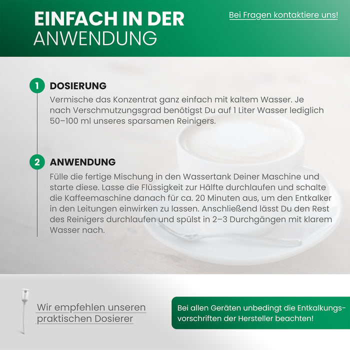 BiOHY détartrant pour machines à café, détartrant, détartrant, B2B