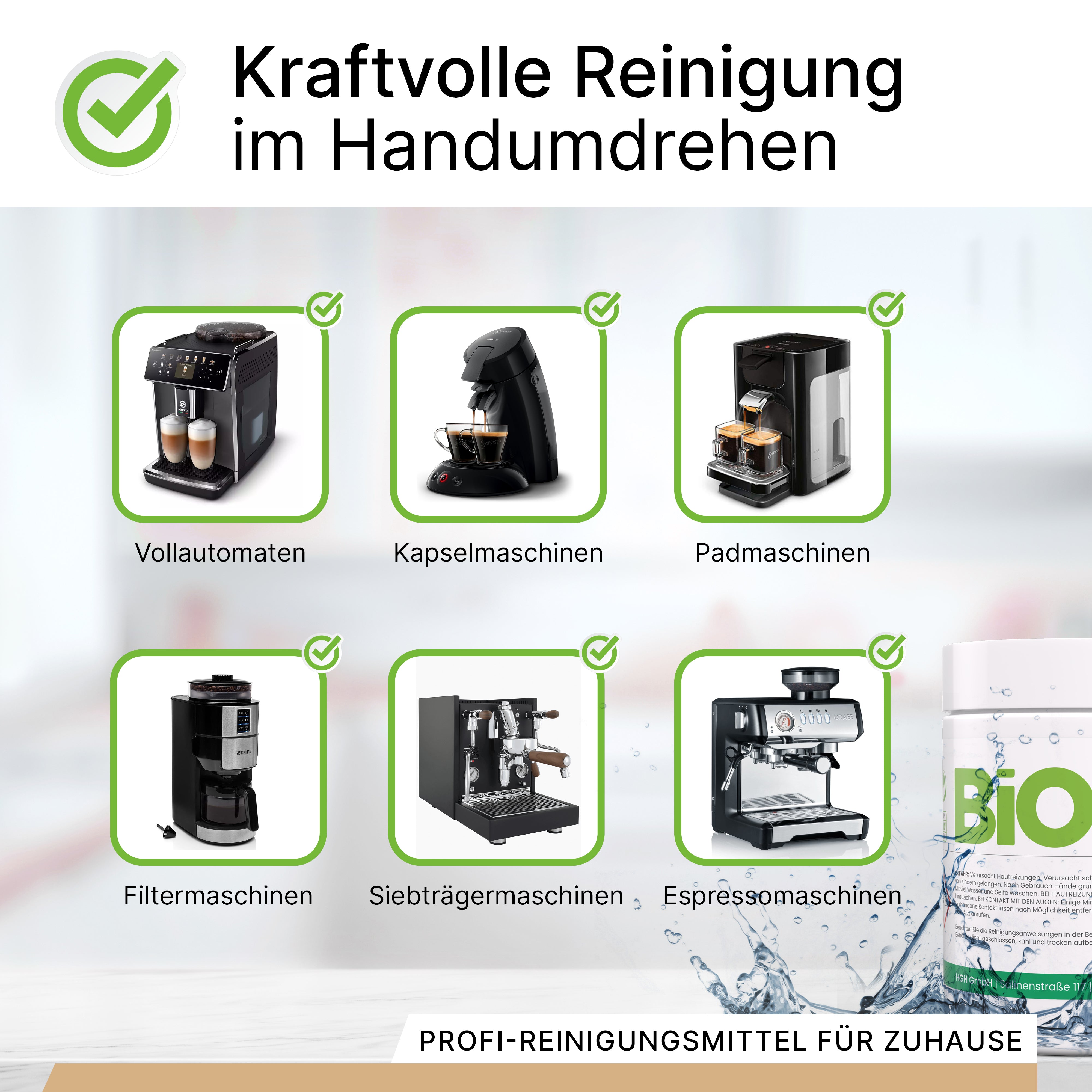 BiOHY cleaning tablets for fully automatic coffee machines, descaling tablets, fully automatic coffee machines descaler, coffee machines cleaning tabs