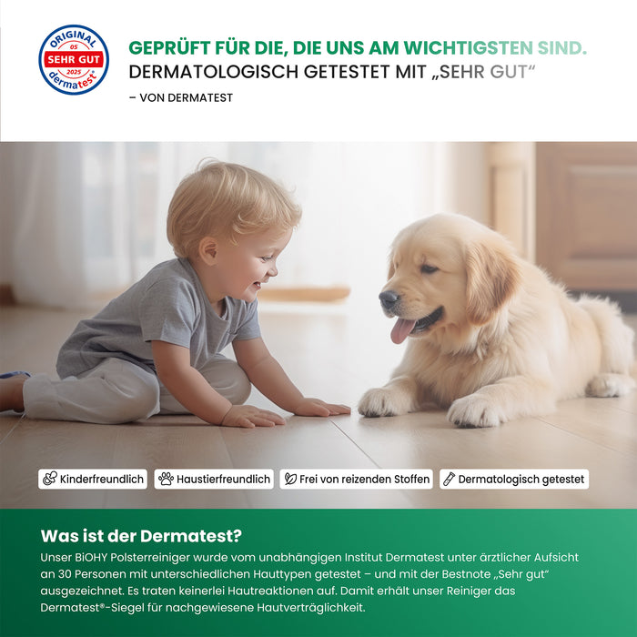 BiOHY upholstery cleaner, textile cleaner, upholstery cleaning agent, sofa cleaner