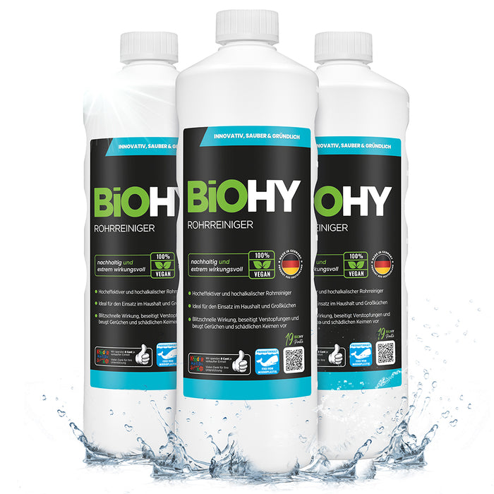 BiOHY pipe cleaner, drain cleaner, raw-free agent, professional concentrate