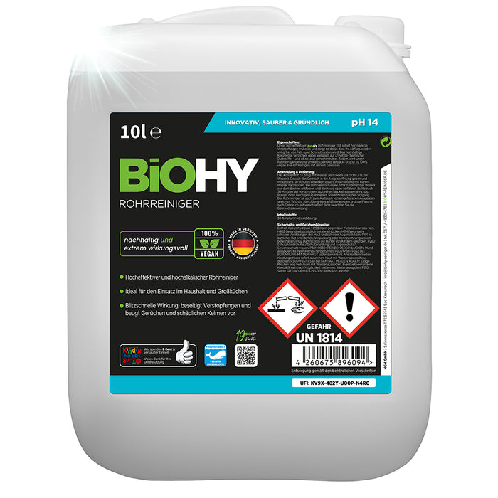 BiOHY pipe cleaner, drain cleaner, raw-free agent, professional concentrate