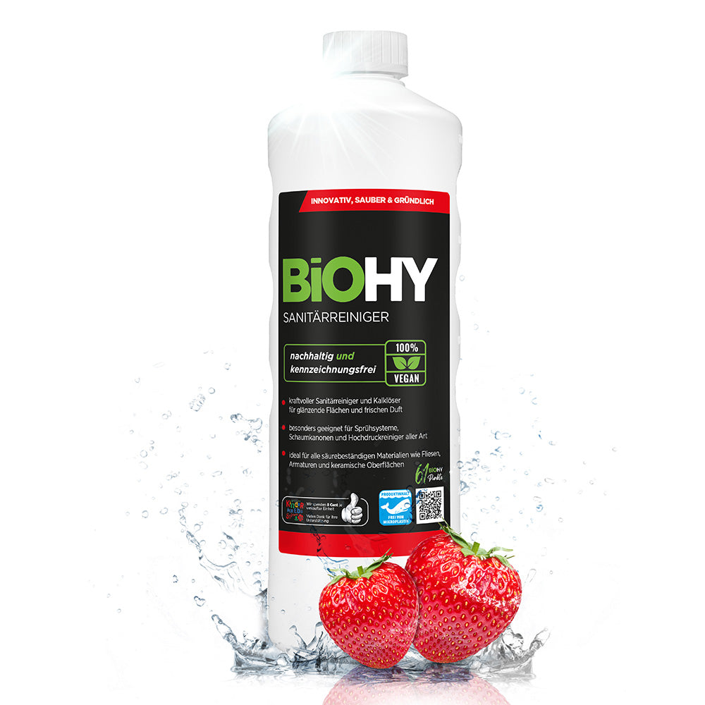BiOHY nettoyant sanitaire, nettoyant salle de bain, détartrant, nettoyant salle de bain