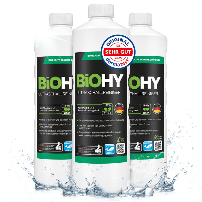 BiOHY Nettoyeur à ultrasons, Nettoyeur de bain à ultrasons, Nettoyeur pour appareil à ultrasons