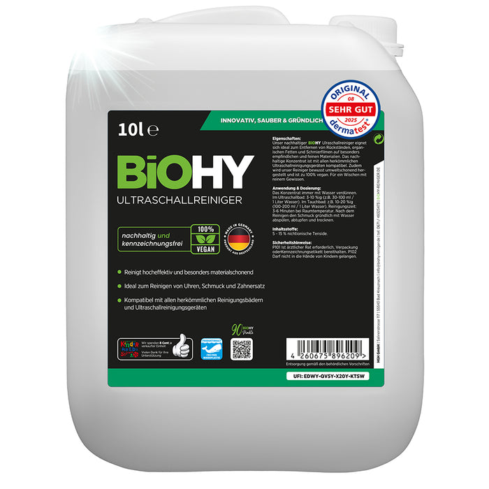 BiOHY Nettoyeur à ultrasons, Nettoyeur de bain à ultrasons, Nettoyeur pour appareil à ultrasons