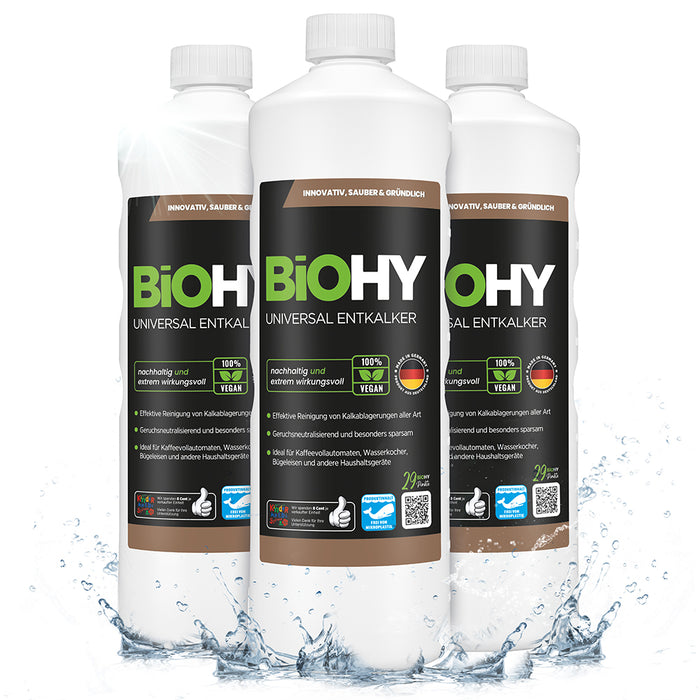 BiOHY Détartrant universel, détartrant, dissolvant de calcaire bio, nettoyant de calcaire