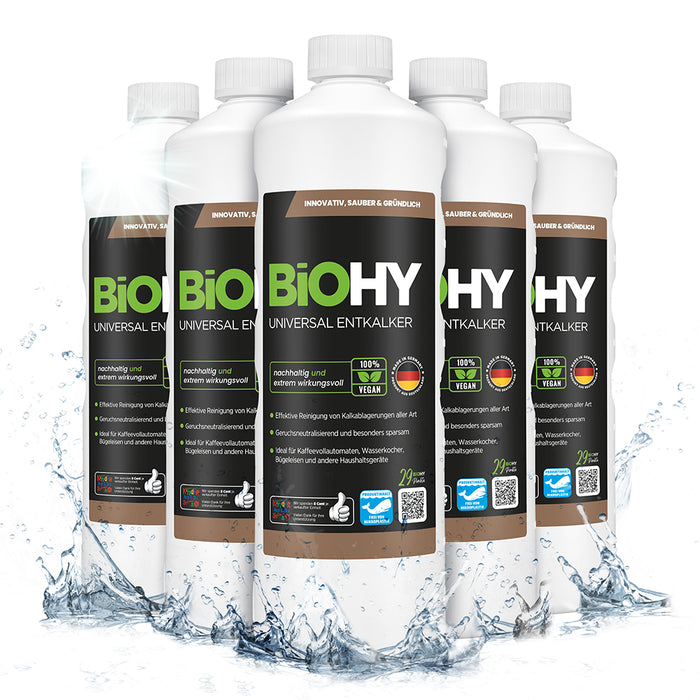 BiOHY Détartrant universel, détartrant, dissolvant de calcaire bio, nettoyant de calcaire