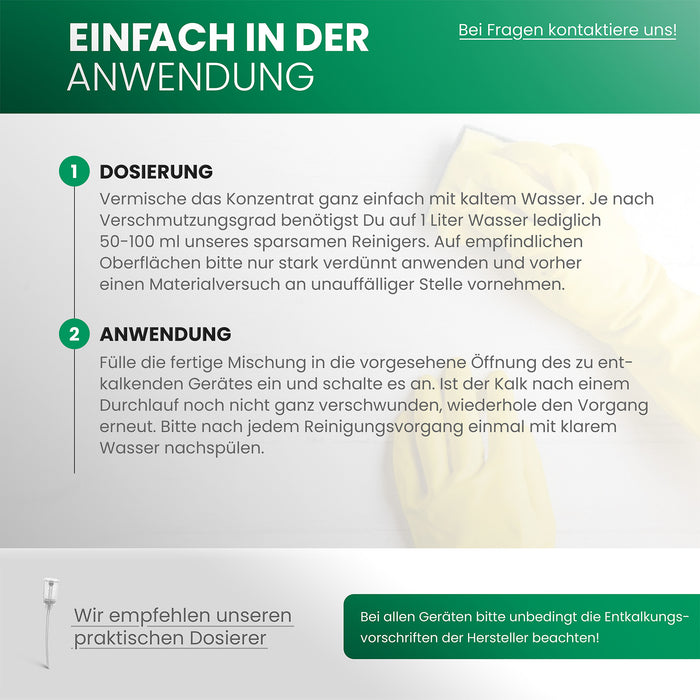 BiOHY Détartrant universel, détartrant, dissolvant de calcaire bio, nettoyant de calcaire