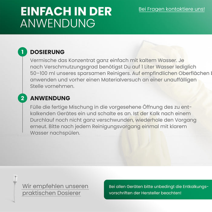 BiOHY Détartrant universel, détartrant, dissolvant de calcaire bio, nettoyant de calcaire