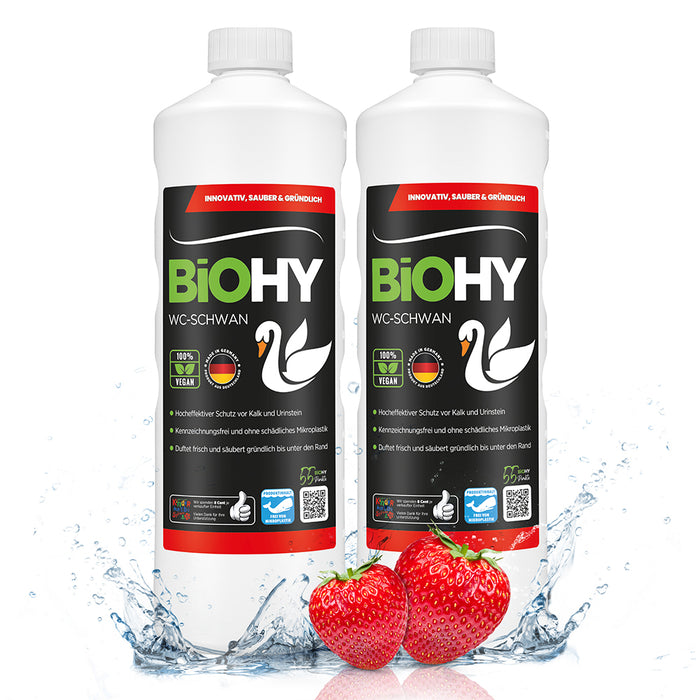 BiOHY Cygne WC, nettoyant pour toilettes, canard WC, nettoyant pour toilettes