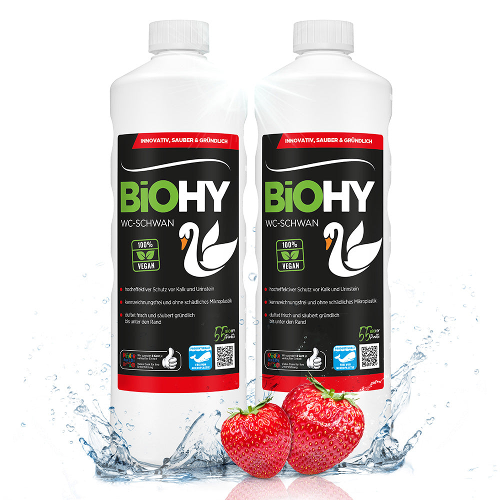 BiOHY Cygne WC, nettoyant pour toilettes, canard WC, nettoyant pour toilettes