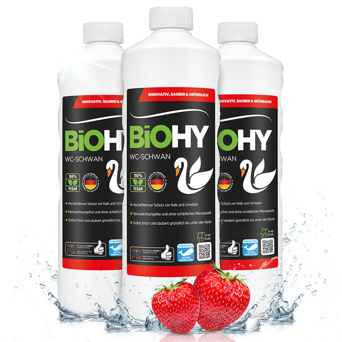 BiOHY Cygne WC, nettoyant pour toilettes, canard WC, nettoyant pour toilettes