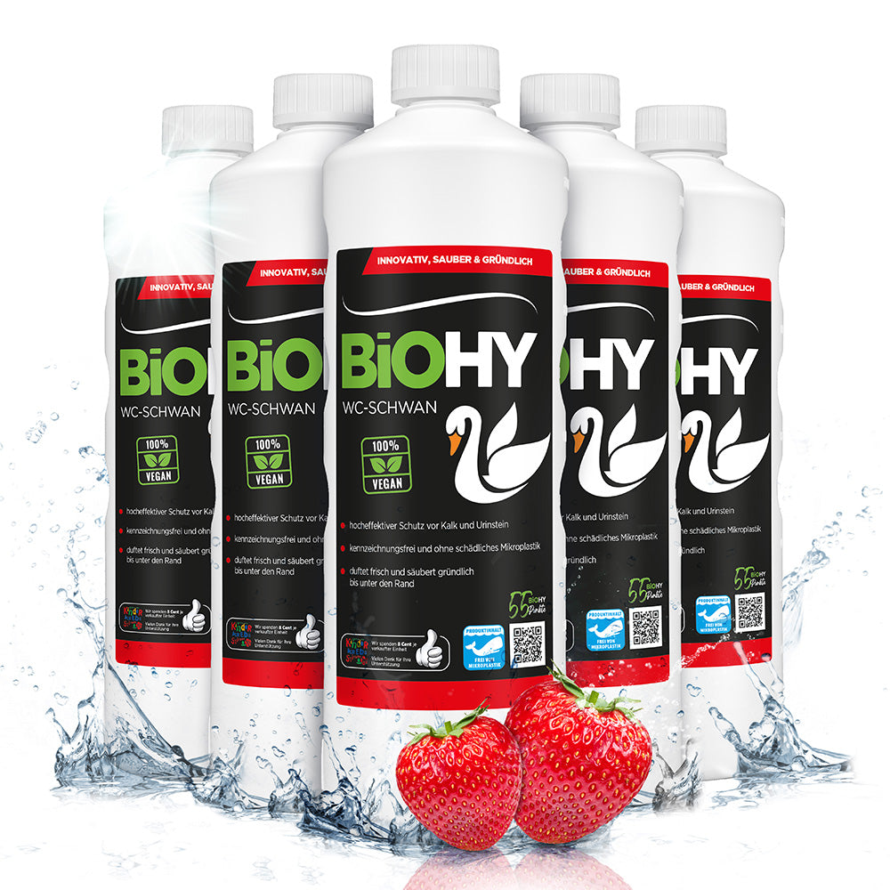 BiOHY Cygne WC, nettoyant pour toilettes, canard WC, nettoyant pour toilettes
