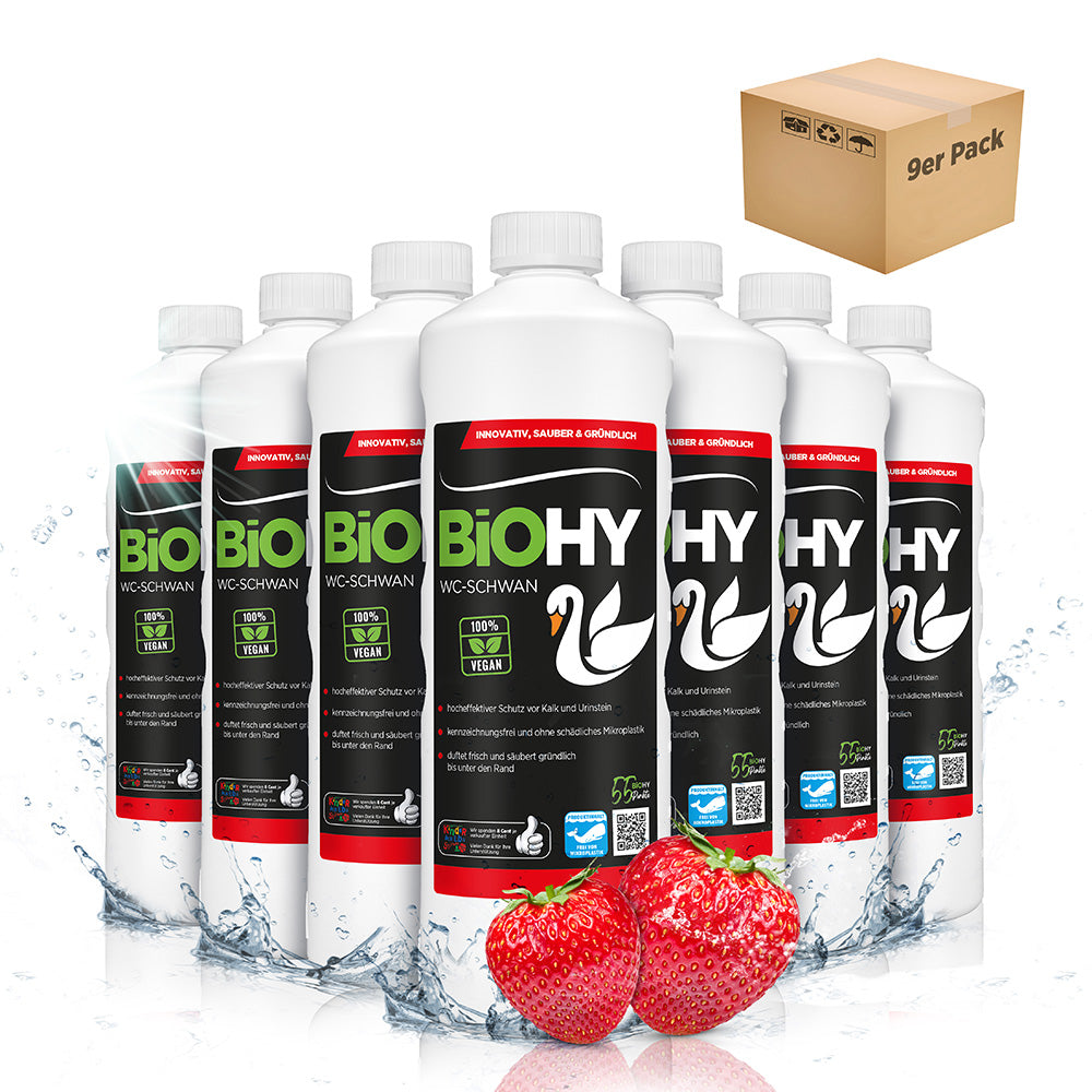 BiOHY Cygne WC, nettoyant pour toilettes, canard WC, nettoyant pour toilettes