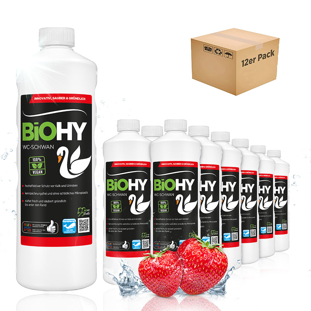 BiOHY Cygne WC, nettoyant pour toilettes, canard WC, nettoyant pour toilettes