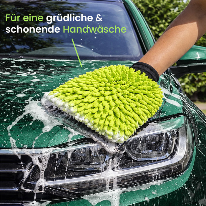 BiOHY Waschhandschuh Auto Mikrofaser Chenille