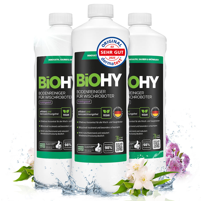 BiOHY Bodenreiniger für Wischroboter mit Frühlingsduft