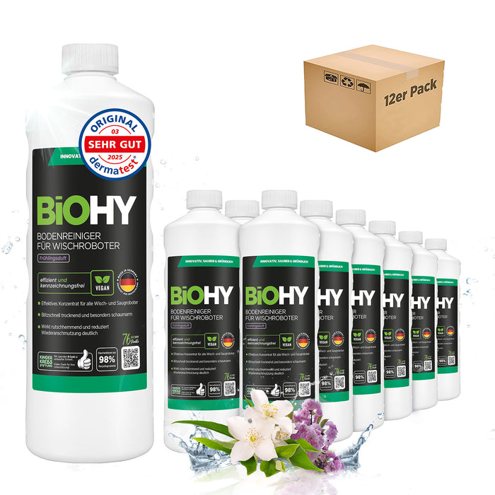 BiOHY Bodenreiniger für Wischroboter mit Frühlingsduft