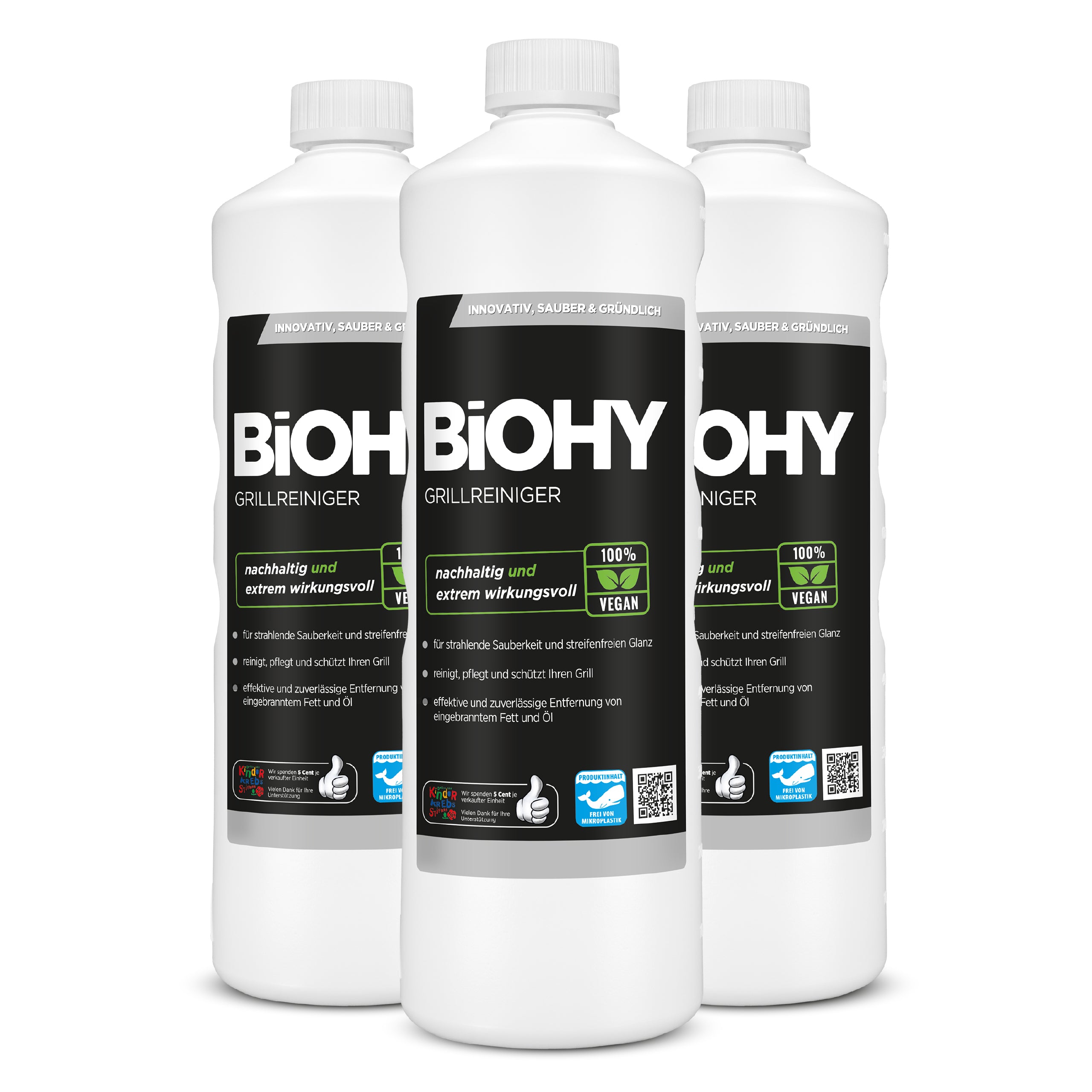 BiOHY nettoyant pour barbecue, nettoyant pour barbecue à gaz, nettoyant pour BBQ, nettoyant pour grille de barbecue