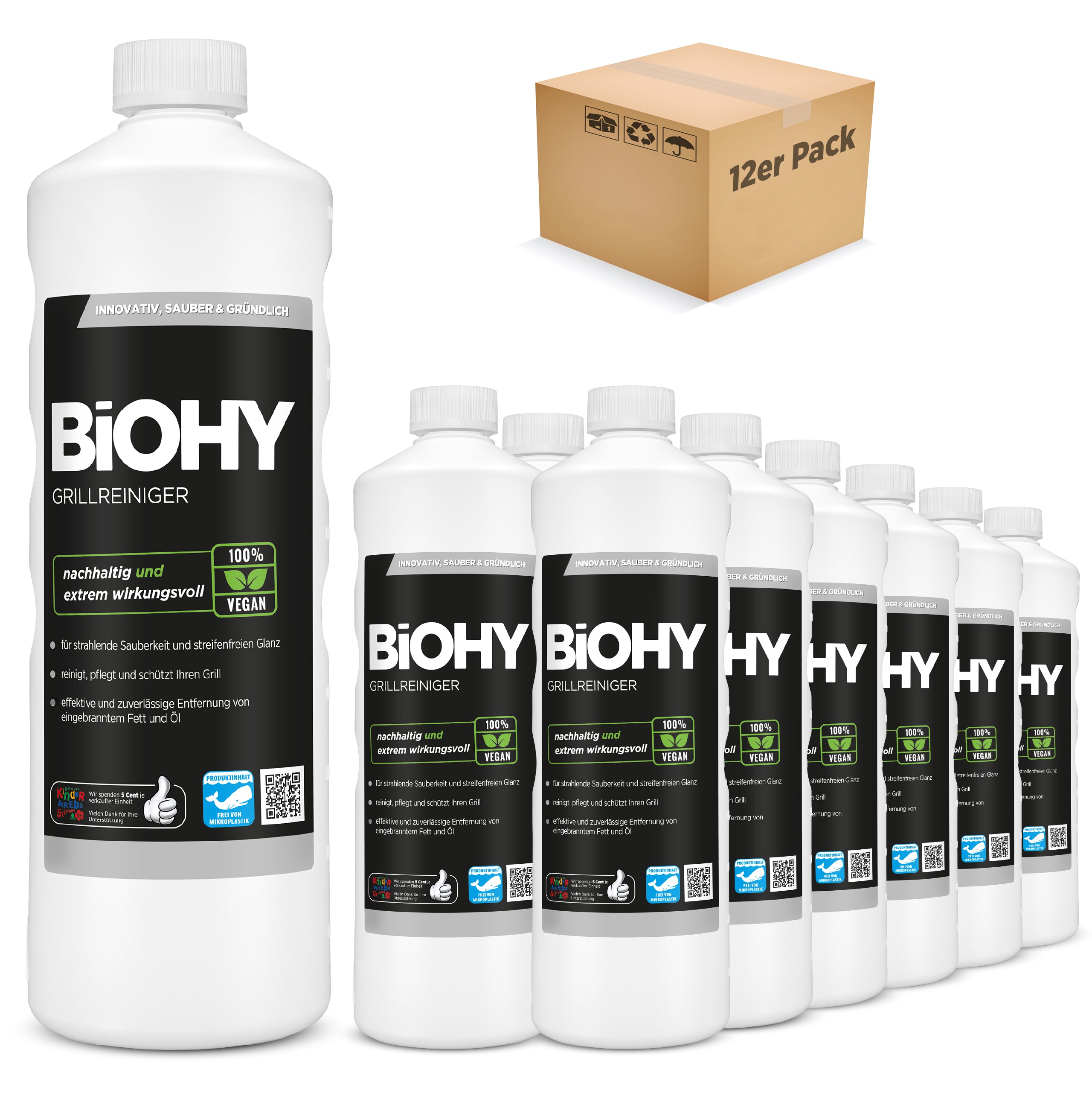 BiOHY nettoyant pour barbecue, nettoyant pour barbecue à gaz, nettoyant pour BBQ, nettoyant pour grille de barbecue