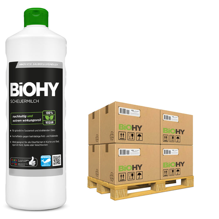 BiOHY scouring milk, stove cleaner, kitchen cleaner, cleaning milk, B2B
